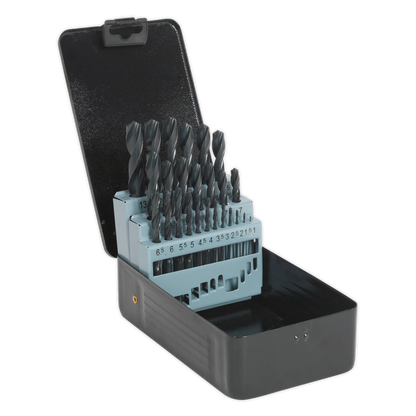 SEALEY - DBS25RF HSS Roll Forged Drill Bit Set 25pc 1-13mm