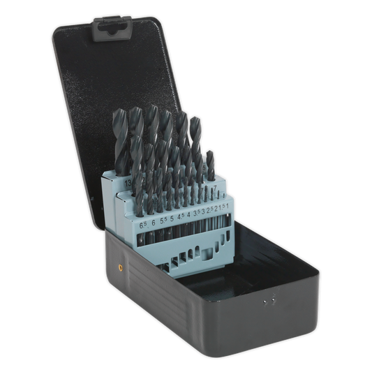 SEALEY - DBS25RF HSS Roll Forged Drill Bit Set 25pc 1-13mm