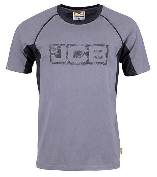 JCB WORKWEAR TRADE T-SHIRT GREY / BLACK | ALL SZIES