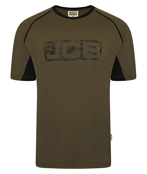 JCB WORKWEAR TRADE T-SHIRT OLIVE GREEN 3XL