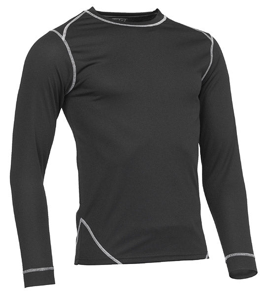 JCB WORKWEAR BASE LAYER TOP LONG SLEEVE BLACK XL