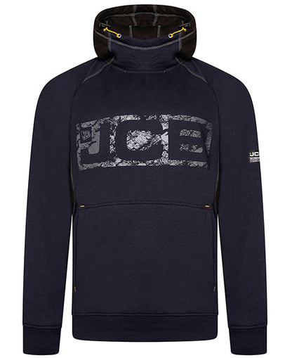 JCB WORKWEAR HORTON HOODIE NAVY / BLACK M