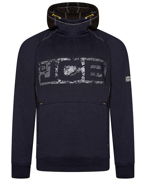 JCB WORKWEAR HORTON HOODIE NAVY / BLACK 2XL