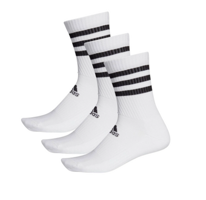 Adidas Cushion Crew Sock 3 Pack - Medium - White