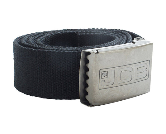 JCB WORKWEAR WEBBING BELT  BLACK 120CM