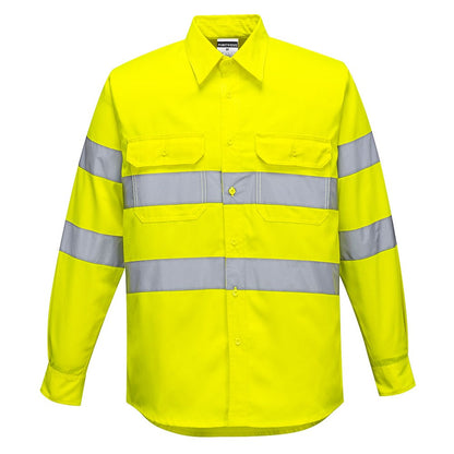 Portwest E044 -  Hi-Vis Shirt Workwear - Yellow