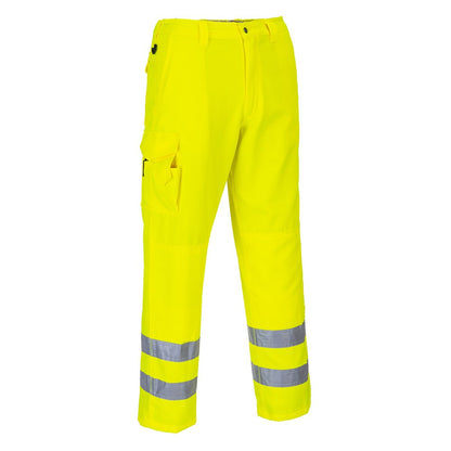 Portwest E046YETM -  sz M Hi-Vis Combat Trousers - Yellow