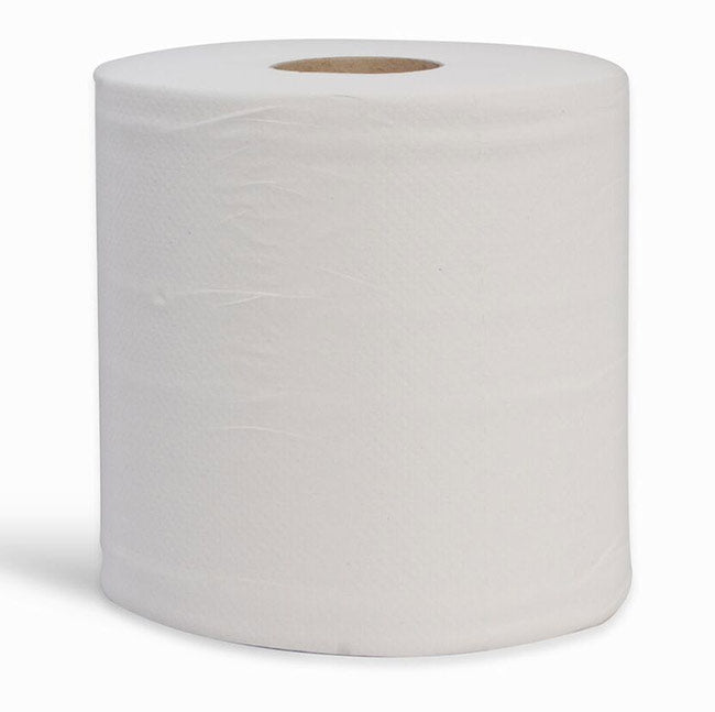 Beeswift - EMBOSSED CENTREFEED 2PLY WHITE 150M (6) - White