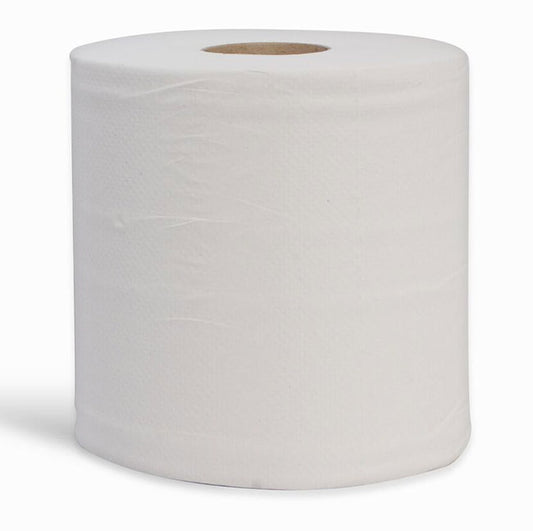Beeswift - EMBOSSED CENTREFEED 2PLY WHITE 150M (6) - White