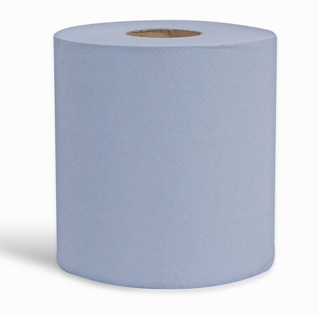 Beeswift - EMBOSSED CENTREFEED 2PLY BLUE 150M (6) - Blue