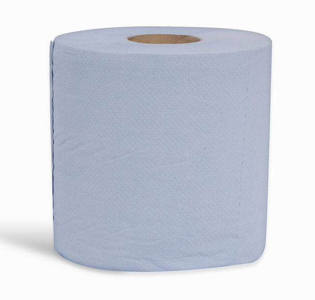 Beeswift - EMBOSSED CENTREFEED 2PLY BLUE 80M (6) - Blue
