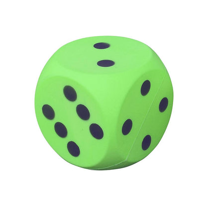 Uncoated Foam Dice Green