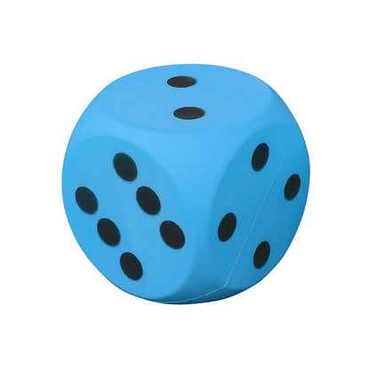 Uncoated Foam Dice Blue