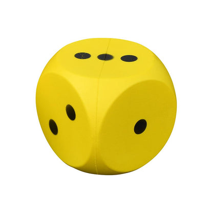 Coated Foam Dice Yellow