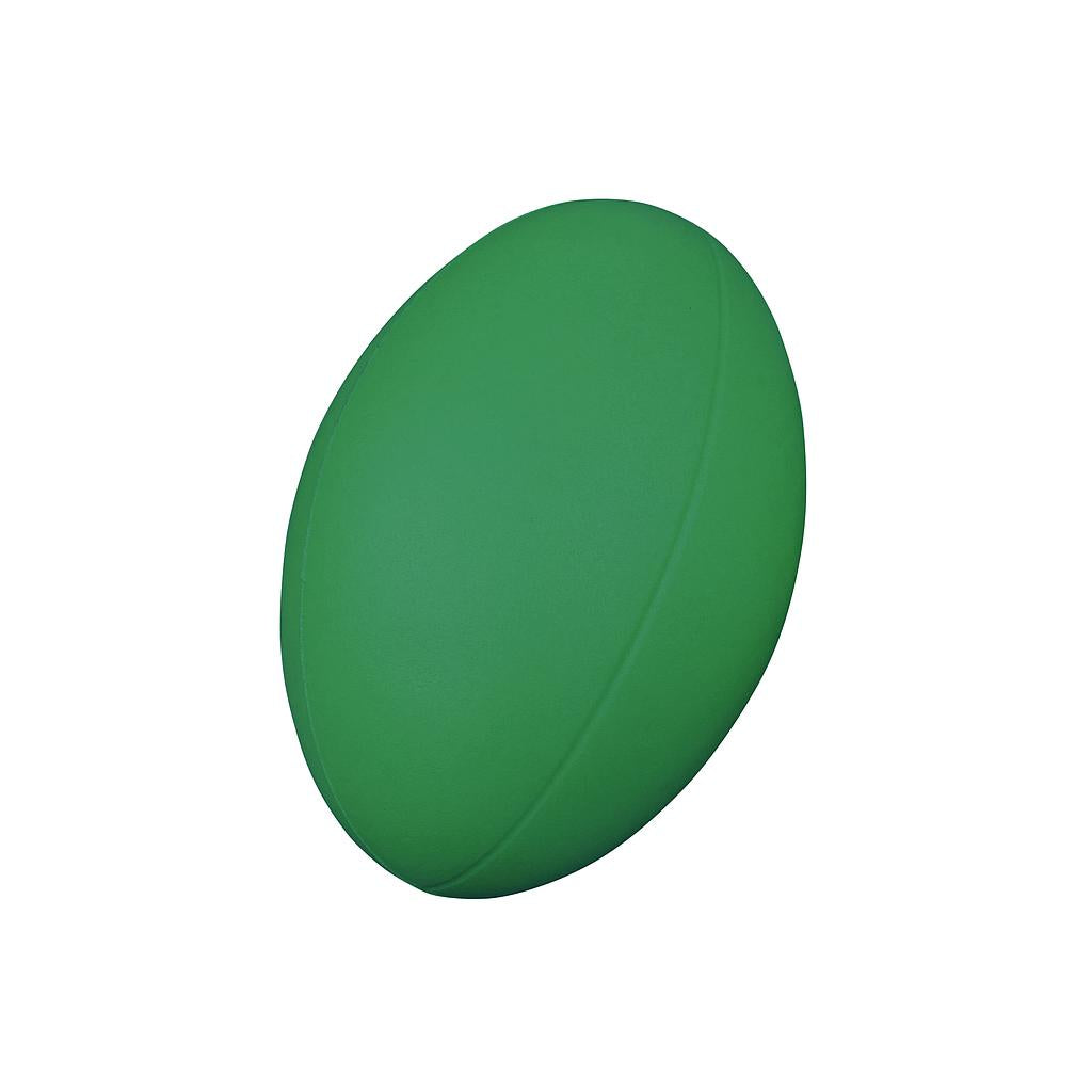 Coated Foam Rugby Ball Green