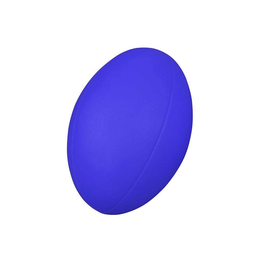 Coated Foam Rugby Ball Blue