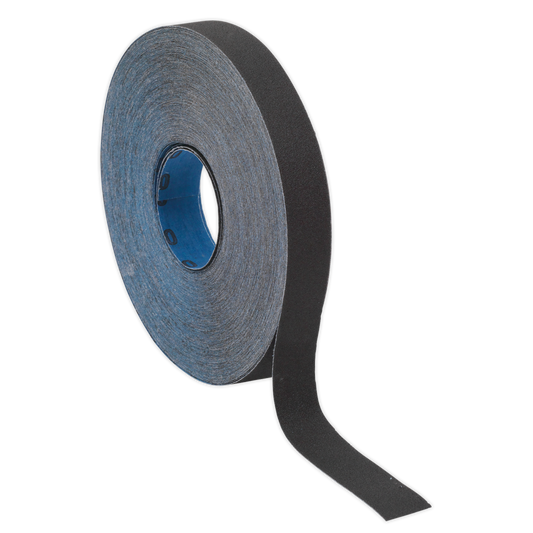 SEALEY - ER2525120 Emery Roll Blue Twill 25mm x 25m 120Grit