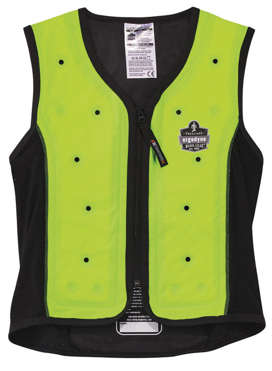 Ergodyne - PREMIUM DRY EVAPORATIVE COOLING VEST All Sizes - Lime Green