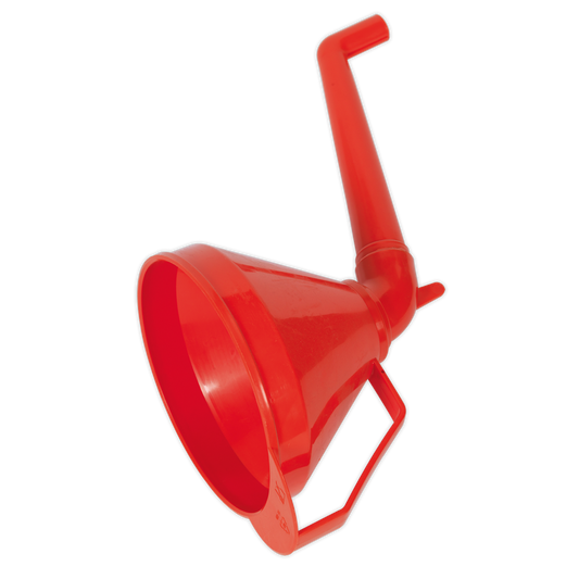 SEALEY - F16 Funnel with Fixed Offset Spout & Filter Medium �160mm