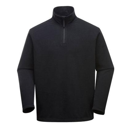 Portwest F180BKRS -  sz S Staffa Microfleece Pullover - Black