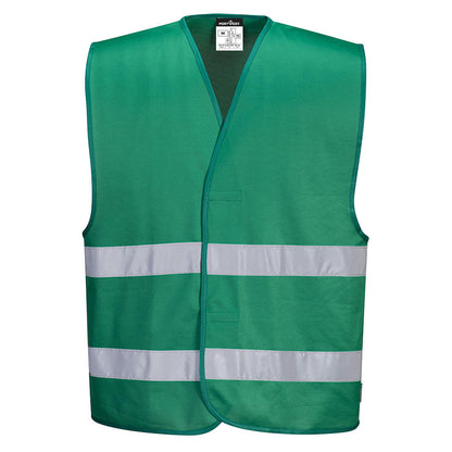 Portwest F474 - Green Sz S/M Hi-Vis Iona Safety Vest Visibility Reflective