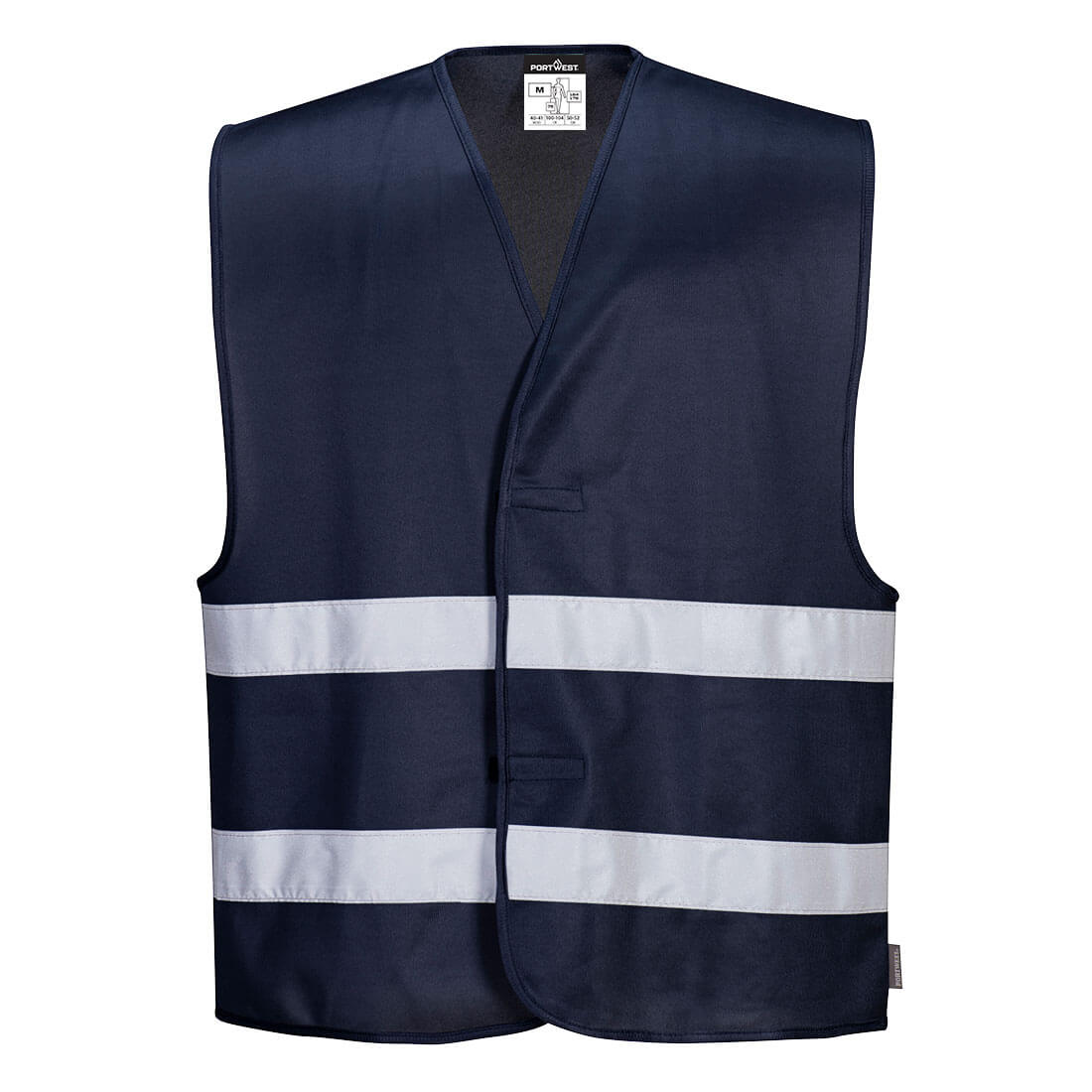 Portwest F474 - Navy Sz S/M Hi-Vis Iona Safety Vest Visibility Reflective