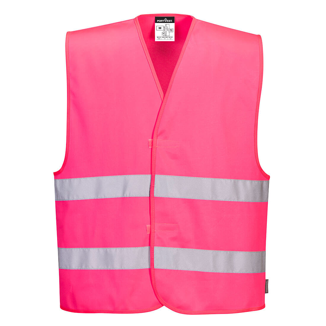 Portwest F474 - Pink Sz XXL/3XL Hi-Vis Iona Safety Vest Visibility Reflective