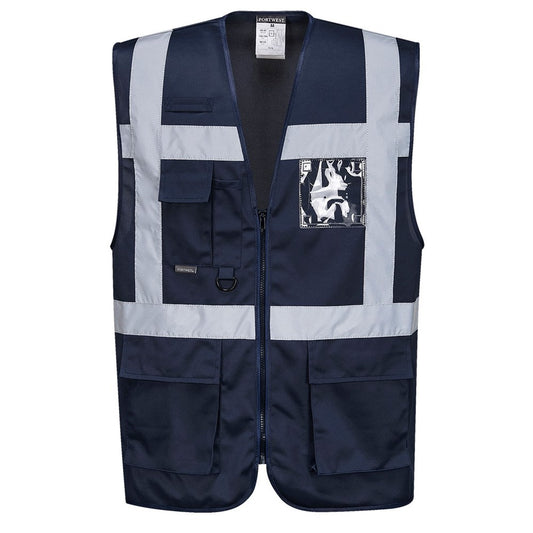 Portwest F476NARXXL -  sz 2XL Iona Executive Vest - Navy