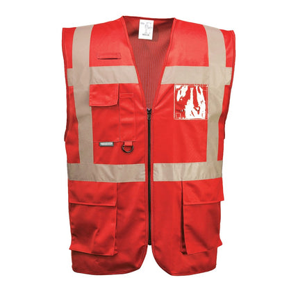 Portwest F476RERXL -  sz XL Iona Executive Vest - Red