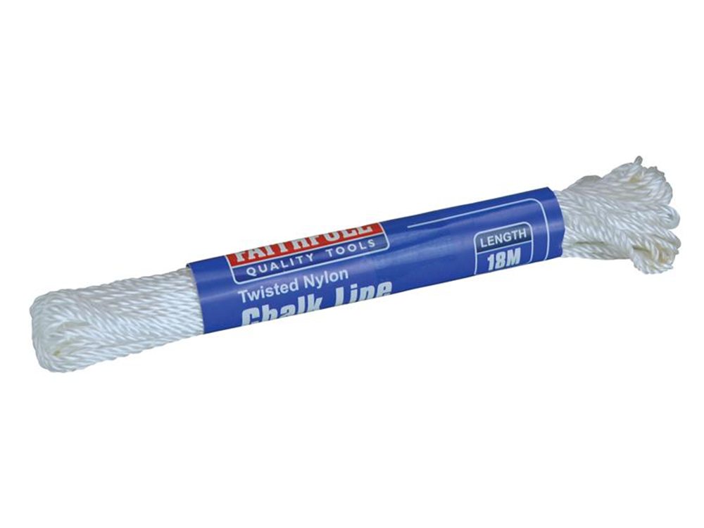Faithfull FAI302 302 Twisted Nylon Chalk Line 18m (Box of 12) |