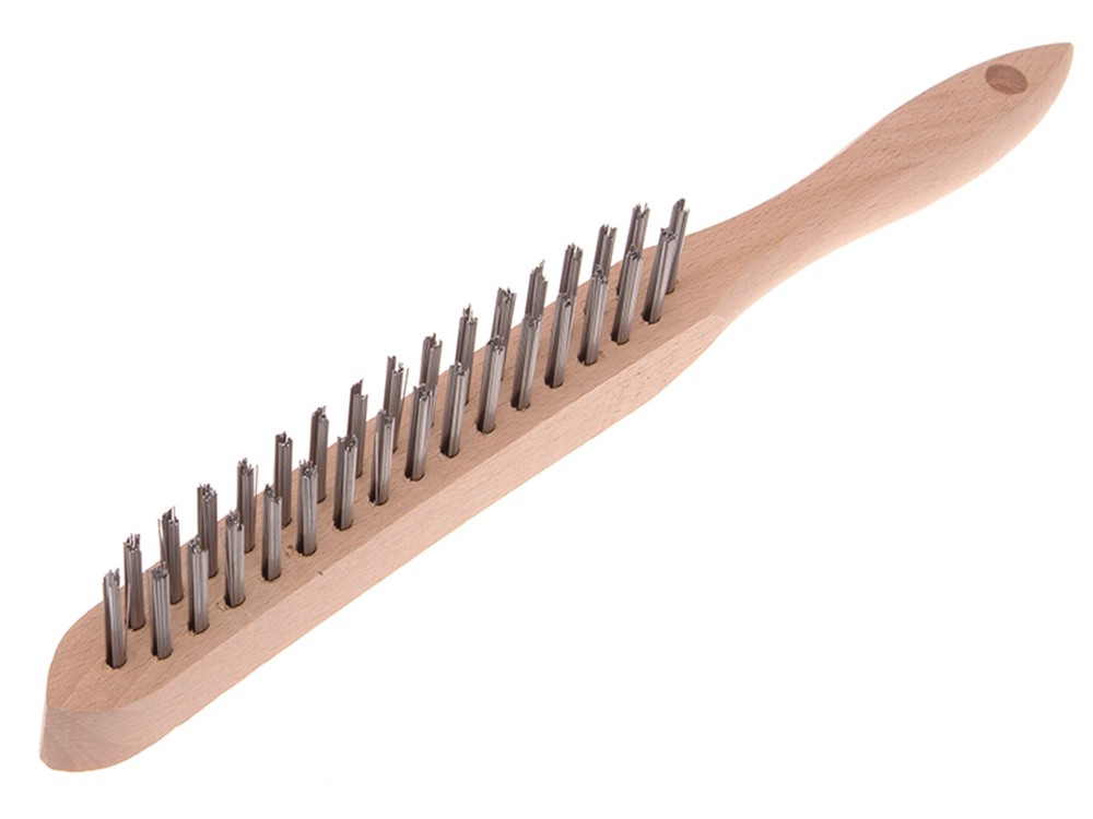 Faithfull FAI6802 680/2 Heavy-Duty Scratch Brush - 2 Row |