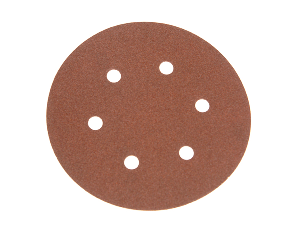 Faithfull FAIAD15040H Hook & Loop Sanding Disc DID2 Holed 150mm x 40G (Pack 25) |