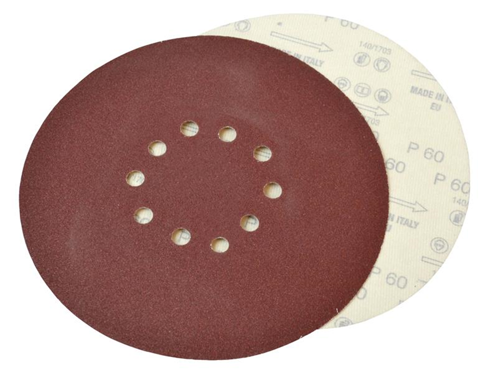 Faithfull FAIADRYDISCF Dry Wall Sanding Disc for Flex Machines 225mm Assorted (Pack 10) |
