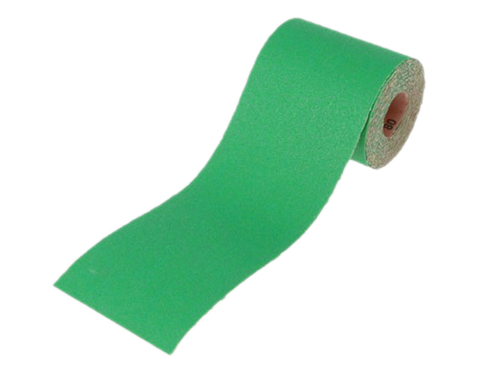 Faithfull FAIAR560G Aluminium Oxide Sanding Paper Roll Green 115mm x 5m 60G |