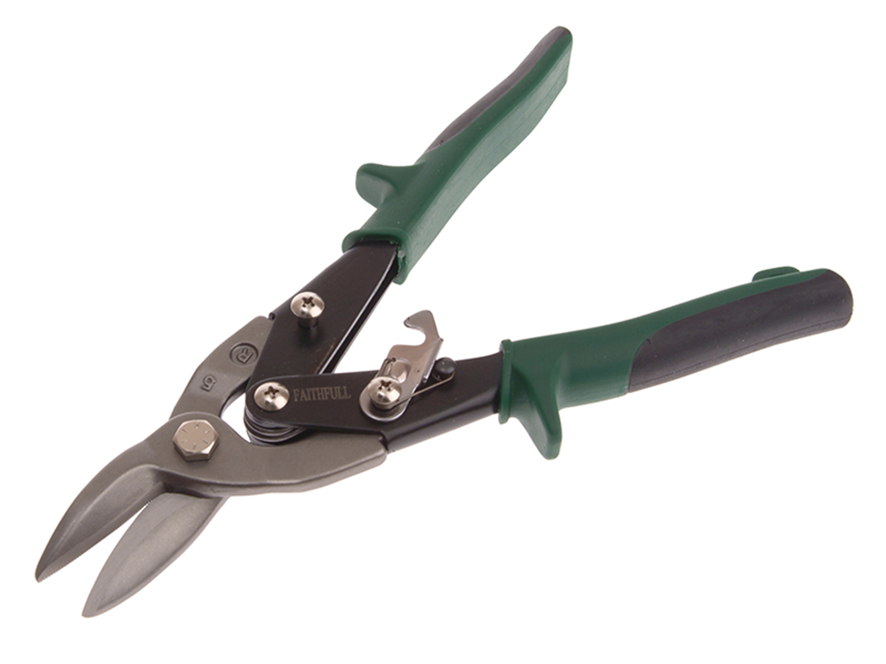 Faithfull FAIAS10G Green Compound Aviation Snips Right Cut 250mm (10in) |