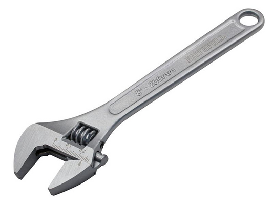 Faithfull FAIAS200MC Chrome Adjustable Spanner 200mm (8in) |