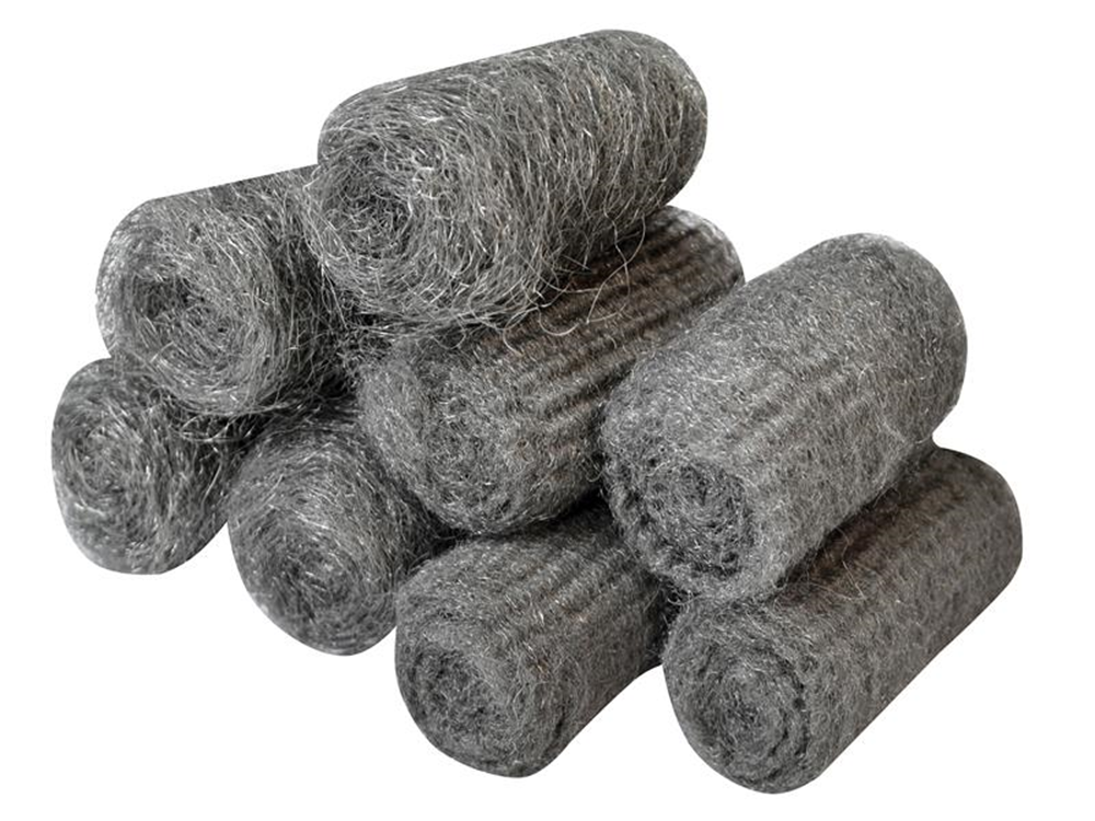 Faithfull FAIASW8A Steel Wool, Assorted Grades 20g Rolls (Pack 8) |