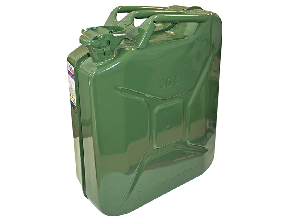 Faithfull FAIAUJERRY20 Green Jerry Can - Metal 20 litre |