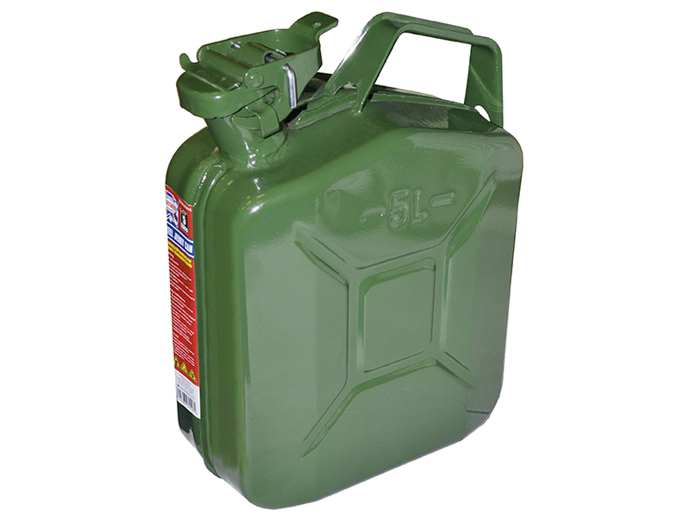 Faithfull FAIAUJERRY5 Green Jerry Can - Metal 5 litre |