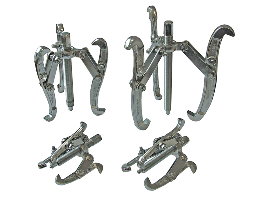 Faithfull FAIBEARPULL4 Bearing Puller Set, 4 Piece 75 100 150 & 200mm |