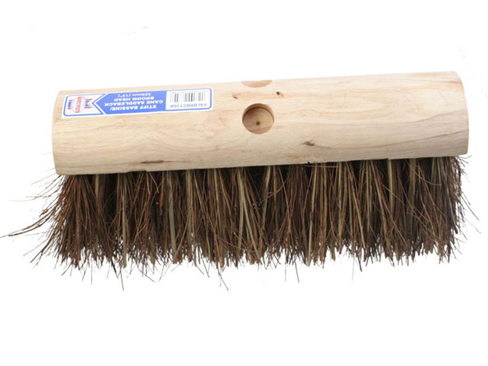 Faithfull FAIBRBC13SA Saddleback Broom Stiff Bassine / Cane 325mm (13 in) |
