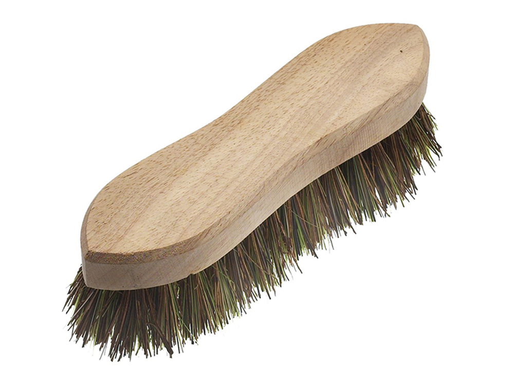 Faithfull FAIBRHANDSCR Hand Scrubbing Brush 200mm (8in) Unvarnished |
