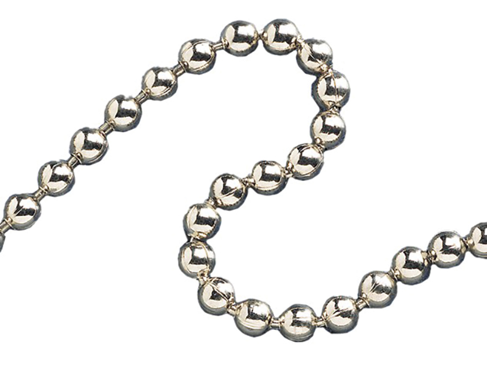 Faithfull FAICHBC3210 Ball Chain Polished Brass 3.2mm x 10m |