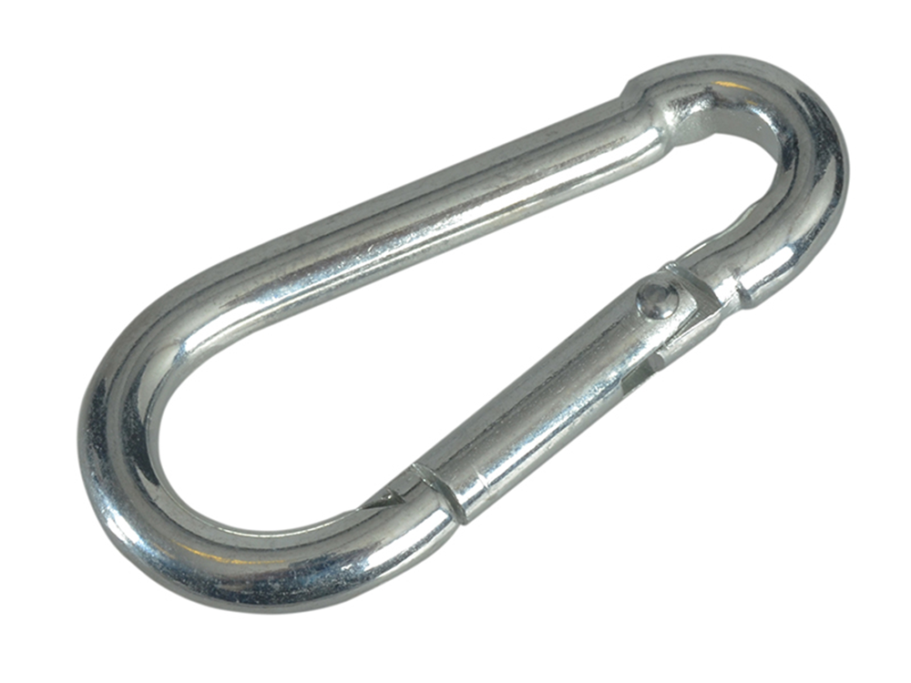Faithfull FAICHFBS40 Fire Brigade Snap Hook 4mm Zinc Plated (Pack of 4) |
