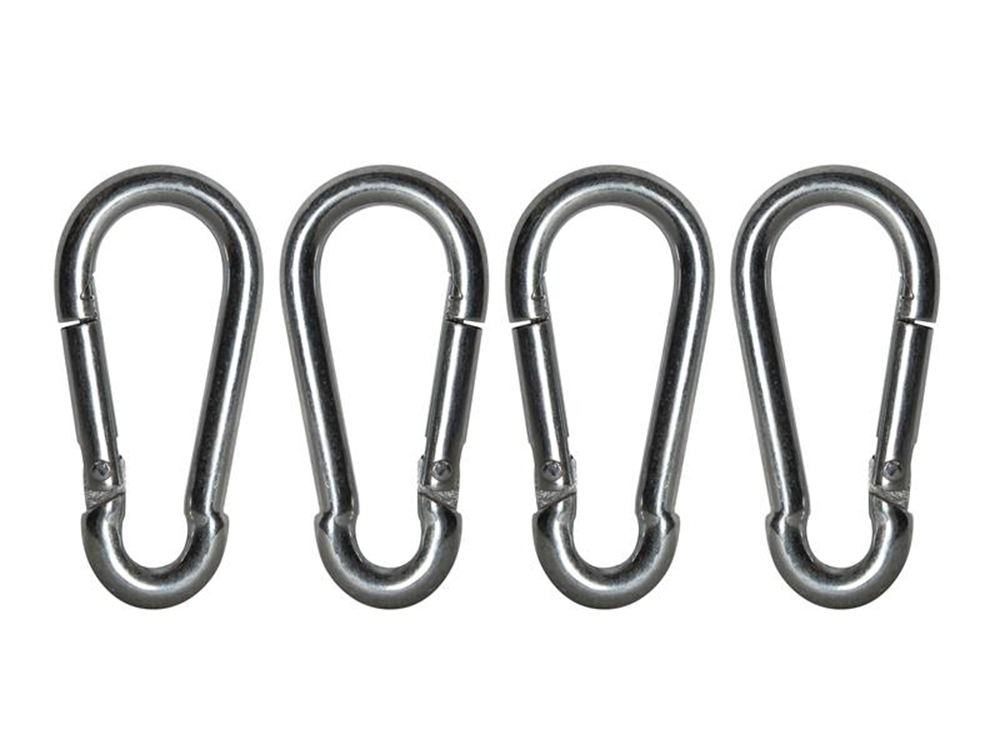 Faithfull FAICHFBS60S Fire Brigade Snap Hook Stainless Steel 6mm (Pack of 2) |