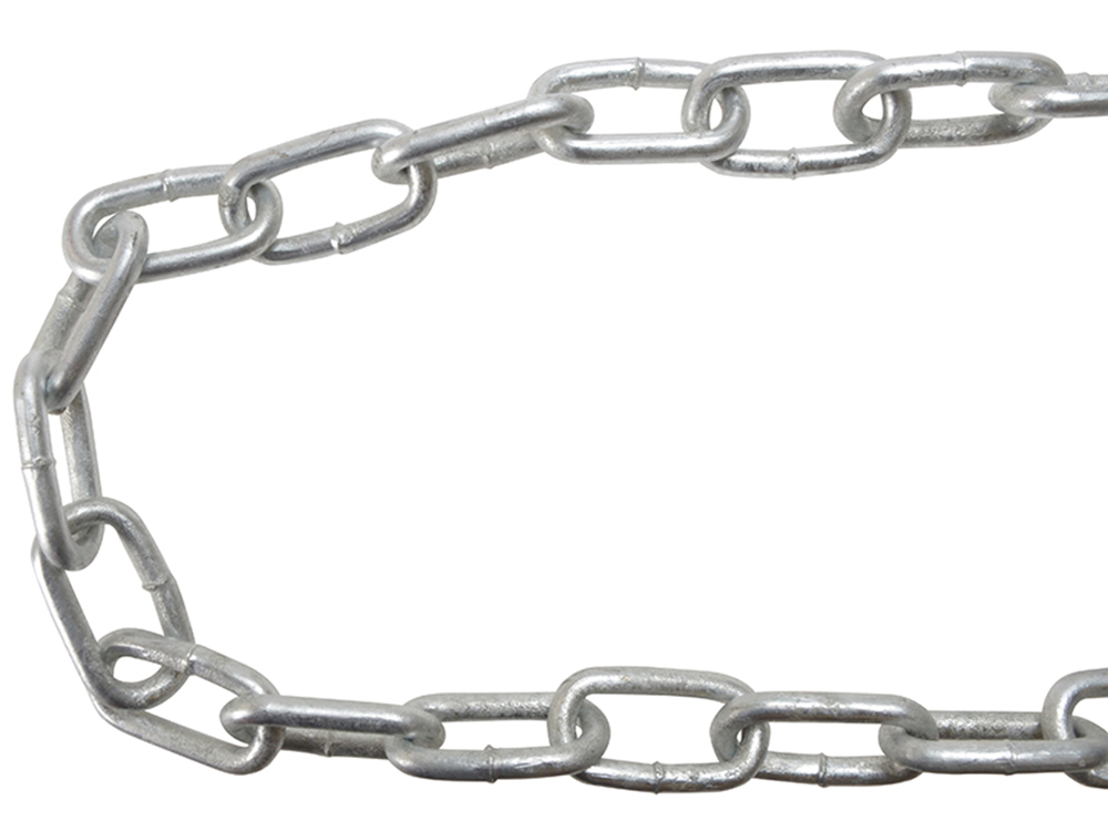 Faithfull FAICHGL330 Galvanised Chain Link 3 x 30m Reel - Max Load 80kg |