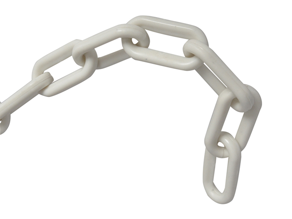 Faithfull FAICHPLW812C Plastic Chain 8mm x 12.5m White |   White