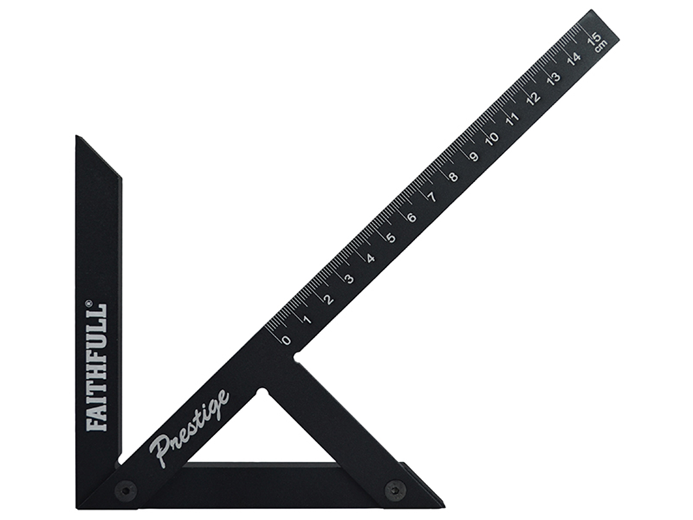 Faithfull FAICSQ15CNC Prestige Centre Finder Gauge Black Aluminium 150mm |