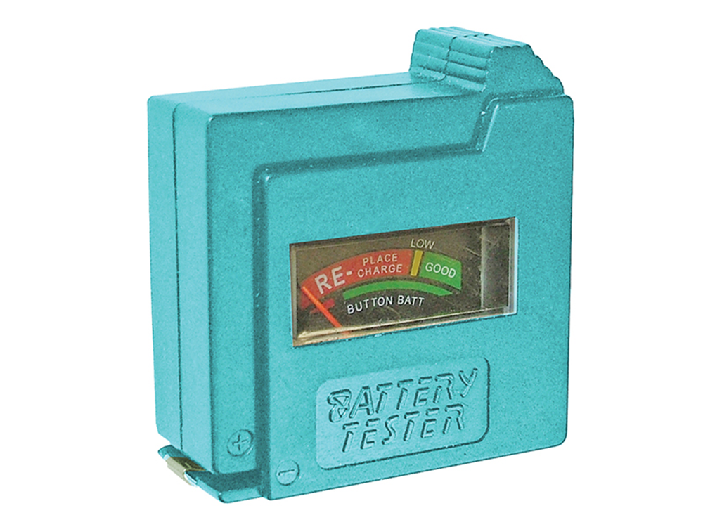 Faithfull FAIDETBAT Battery Tester for AA, AAA, C, D & 9V |