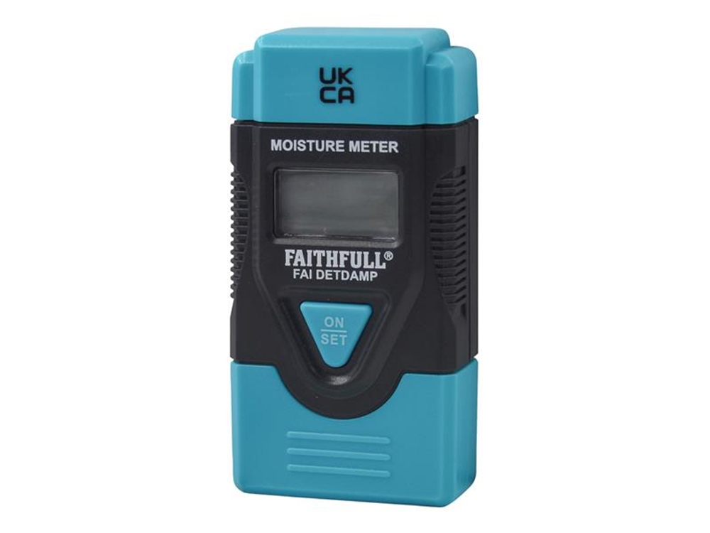Faithfull FAIDETDAMP Damp & Moisture Meter LCD Display |